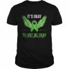 It’s Ok To Not Be Okay Mental Health Matters Awareness Angel T-Shirt Classic Men's T-shirt