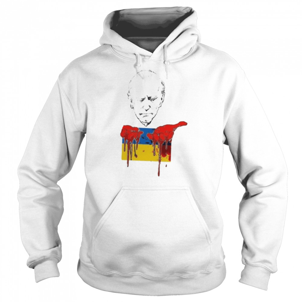 Joe Biden blood Ukraine  Unisex Hoodie