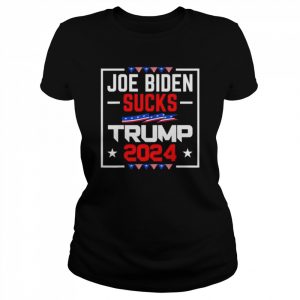 Joe Biden sucks Trump 2024 president political election  Classic Women's T-shirt