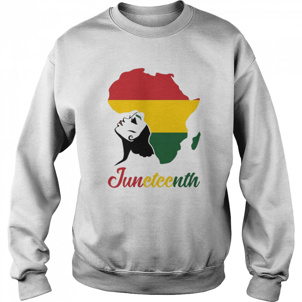 Juneteenth Day Freedom Day Black History 1865 T-Shirt Unisex Sweatshirt