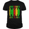 Juneteenth June 19 1865 Juneteenth Freedom Day Black History Shirt Classic Men's T-shirt