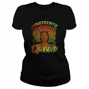 Juneteenth Natural Afro Queen T-Shirt Classic Women's T-shirt