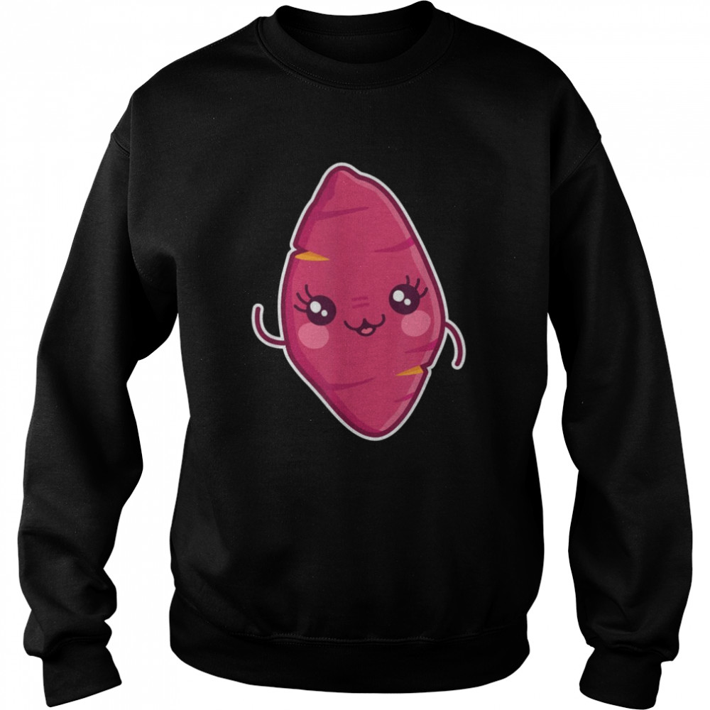 Kawaii Sweet Potato Cute Potaton Girls Boys Shirt Unisex Sweatshirt