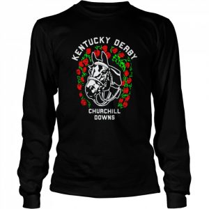 Kentucky Derby Garland Churchill Downs  Long Sleeved T-shirt