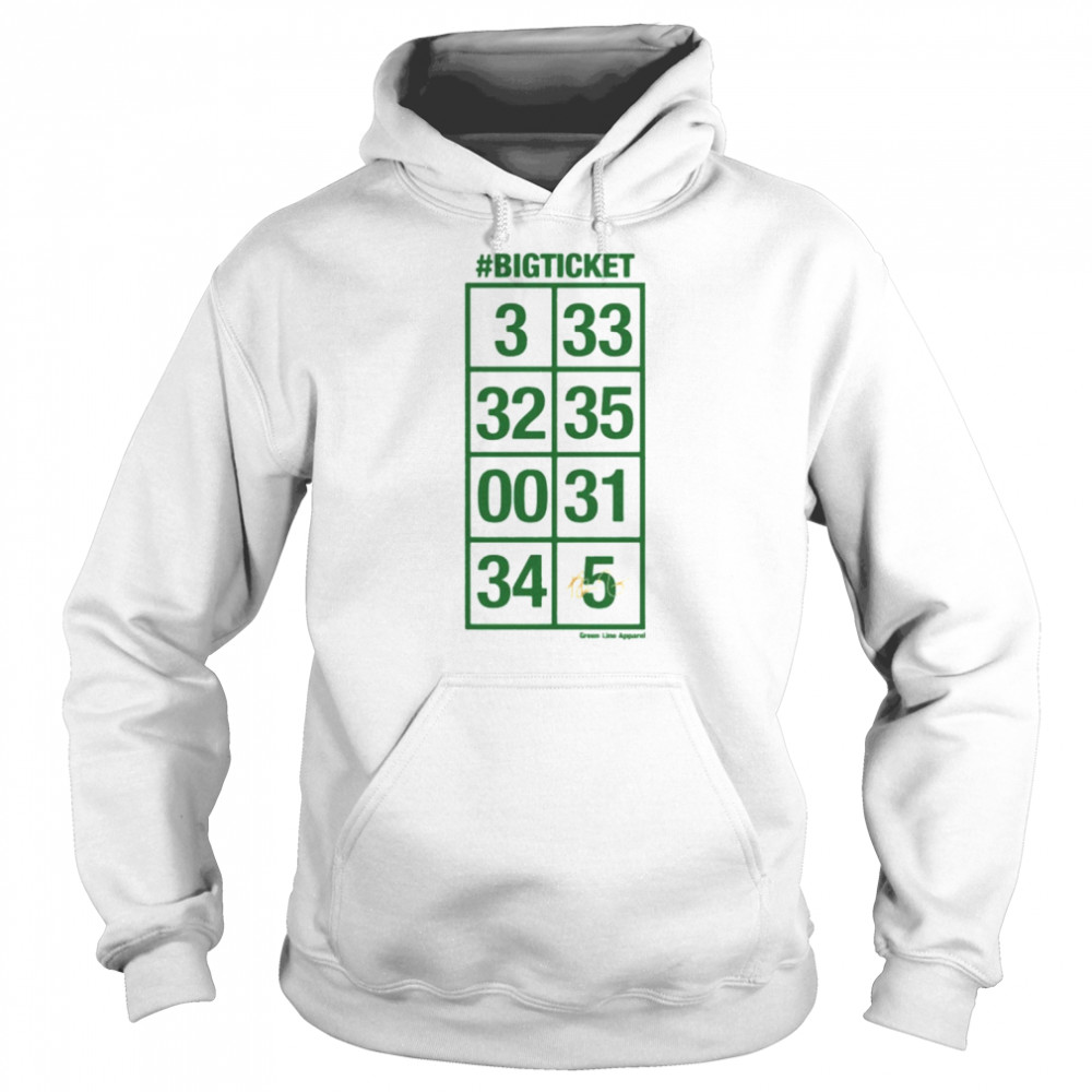 Kg Big Ticket Banner Tee Shirt Unisex Hoodie