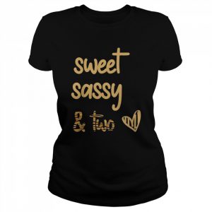 Kids Birthday girl for toddler n Sweet sassy two 2nd bir Shirt Classic Women's T-shirt