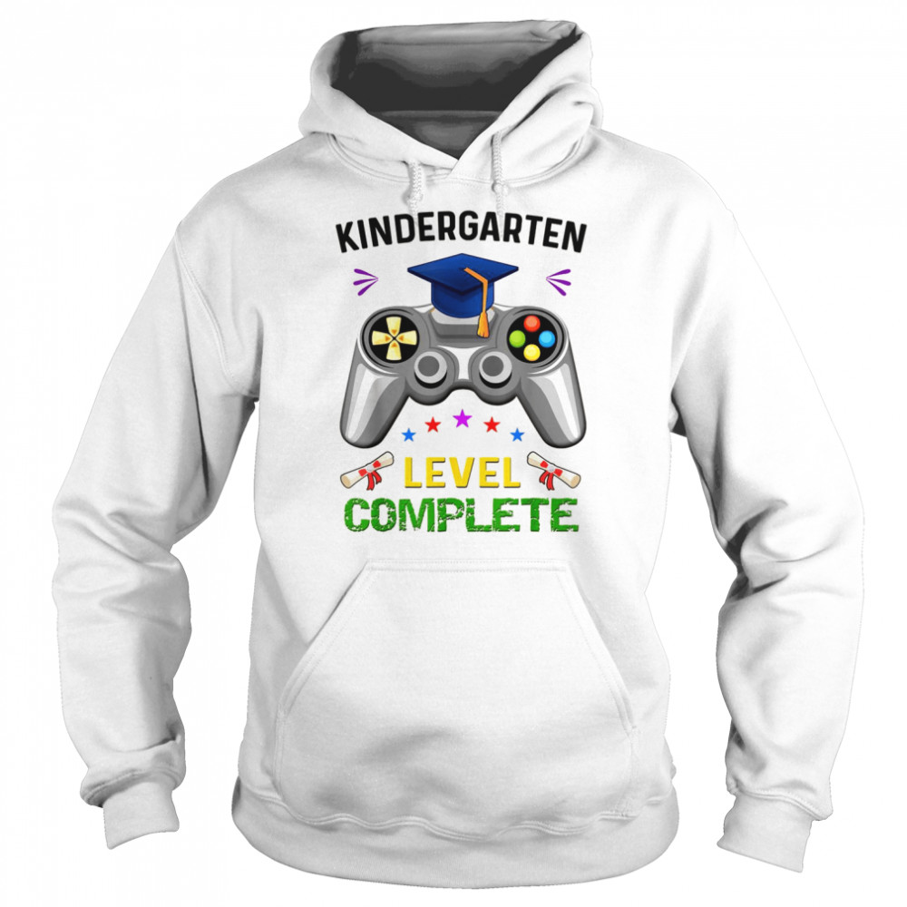 Kindergarten Level Complete Graduation class 2022 gamerShirt Unisex Hoodie