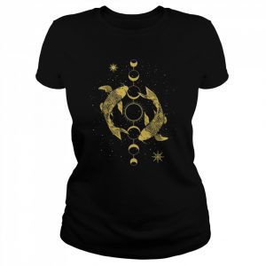 Koi Liebhaber Outfit Ying Yang Karpfen Sonne Mondphase JapanShirt Shirt Classic Women's T-shirt