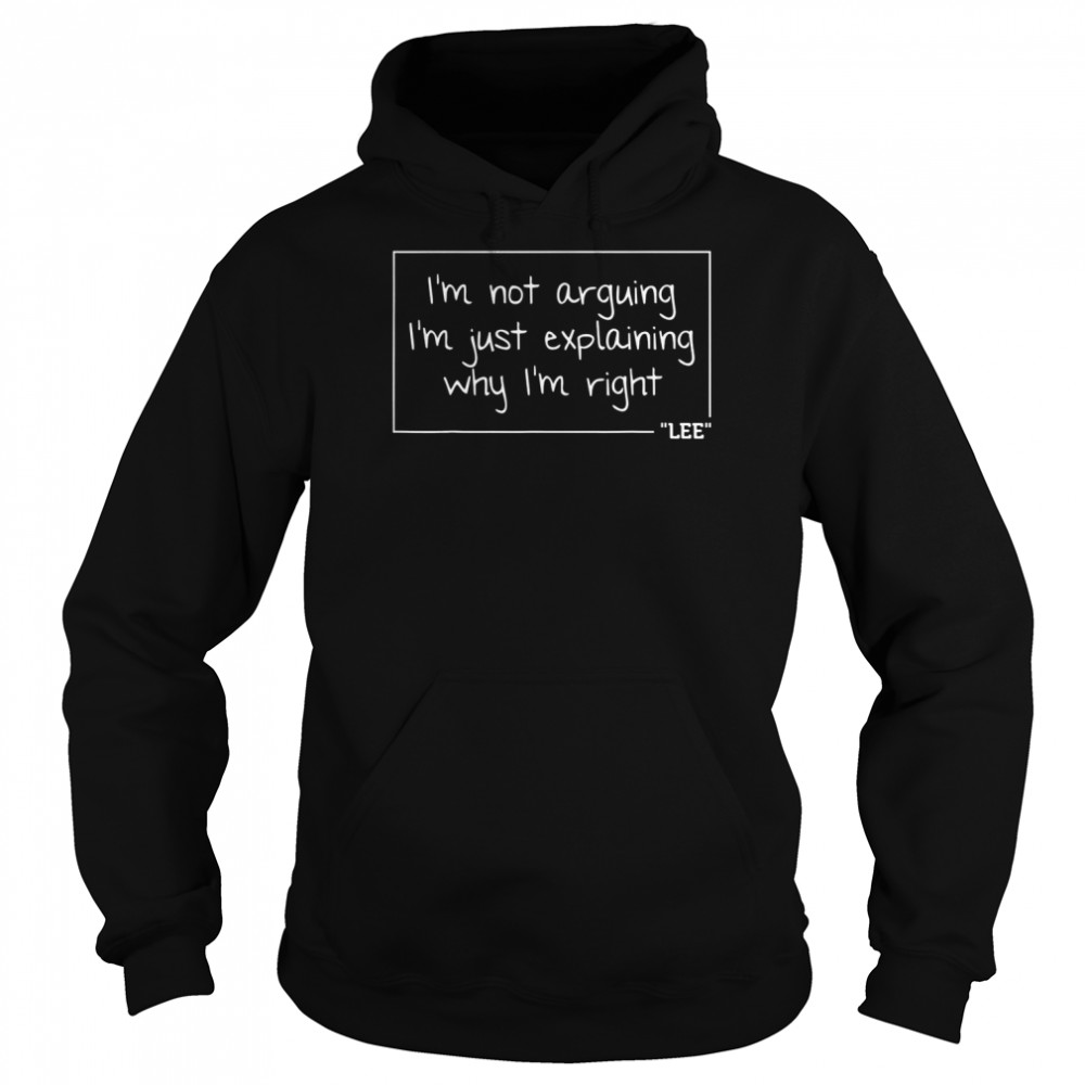 LEE Quote Birthday Personalized Name Idea Shirt Unisex Hoodie