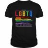 LGBTQ gay pride let’s get biden to quit political  Classic Men's T-shirt