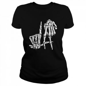 La Hand Sign Lazy DIY Halloween Costume Skeleton Los AngelesShirt Shirt Classic Women's T-shirt