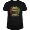 Legends Were Born In July 1933 Limited Edition One of A kind T-Shirt Classic Men's T-shirt