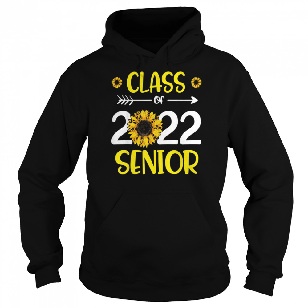 Leopard Sunflower Class Of 2022 Senior Graduation Graduate Shirt Unisex Hoodie