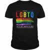 Let’s get Biden to quit funny political lgbtq gay pride  Classic Men's T-shirt