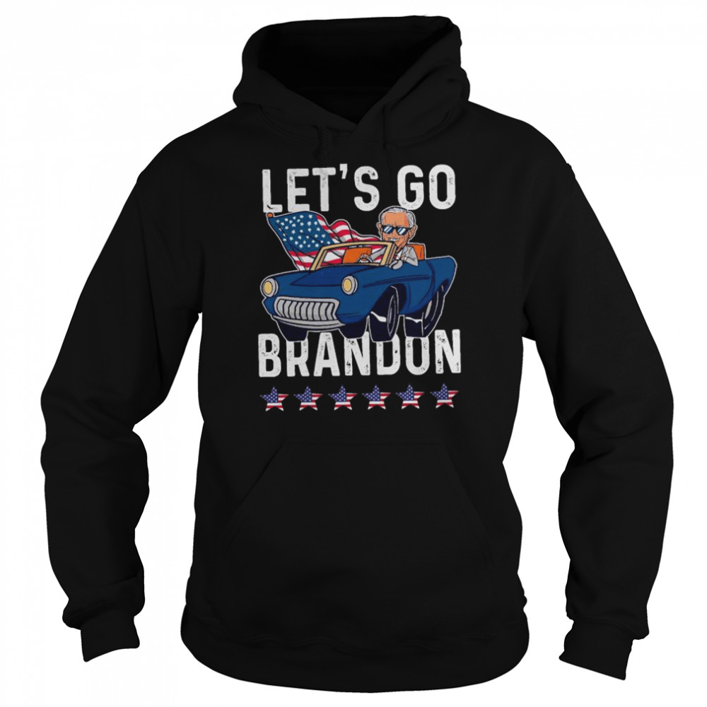 Let’s go brandon Joe Biden American flag  Unisex Hoodie