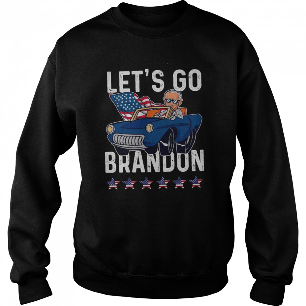 Let’s go brandon Joe Biden American flag  Unisex Sweatshirt