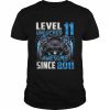 Level 11 Unlocked Awesome Since 2011 11th Birthday GamingShirt Shirt Classic Men's T-shirt