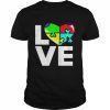 Liebe Autismus für AutismusFamilie Shirt Classic Men's T-shirt