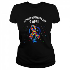 Light it up blue autism awareness day  Classic Women's T-shirt