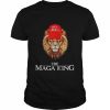 Lion king Donald Trump the great maga king  Classic Men's T-shirt