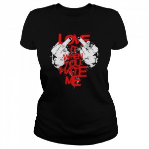 Love It When You Hate Me Avril Lavigne Shirt Classic Women's T-shirt