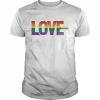 Love Wins I Am NASCAR Pride Checkered Flag T-Shirt Classic Men's T-shirt