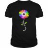 Love is love daisy flower LGBT pride  Classic Men's T-shirt