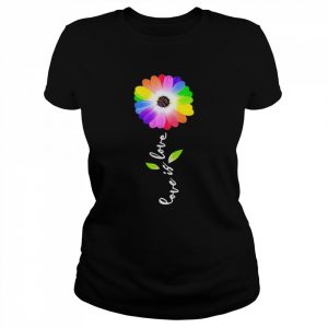 Love is love daisy flower LGBT pride  Classic Women's T-shirt