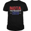 Lustige Abstimmung NOTA Keine über Präsident 2020 Race Protest Rally Raglan Shirt Classic Men's T-shirt