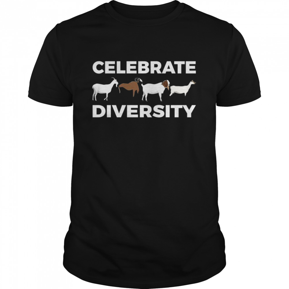 Lustiges ZiegenGeschenk für Männer und Frauen, coole Diversity Goat Shirt