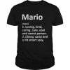 MARIO Definition Personalized Name Birthday Idea Shirt Classic Men's T-shirt