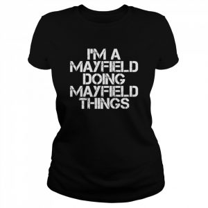 MAYFIELD Surname Family Tree Birthday Reunion Langarm Shirt Classic Women's T-shirt