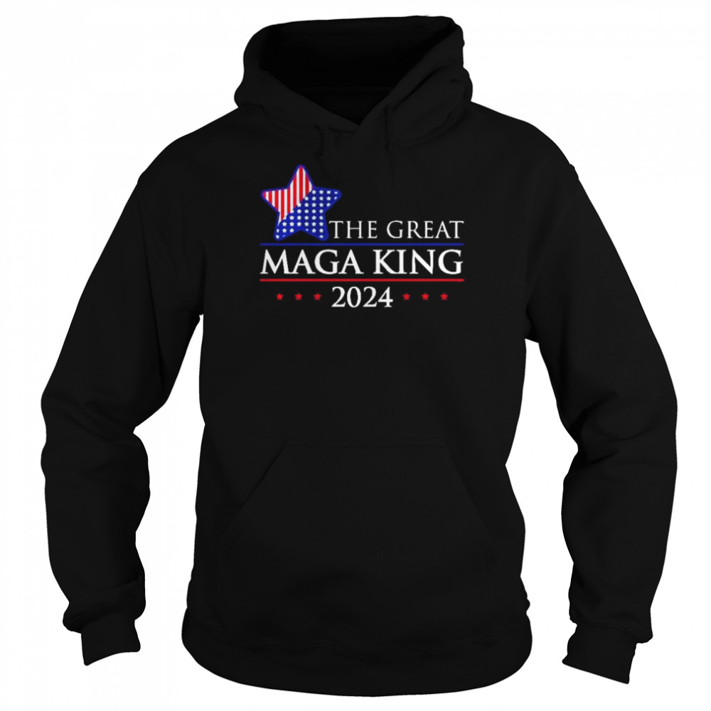 Maga king Trump 2024 proud ultra maga  Unisex Hoodie