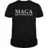 Maga make the hole go away Donkey Democrat  Classic Men's T-shirt