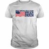 Make America great again Impeach Biden USA flag  Classic Men's T-shirt