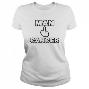 Man Freak Cancer middle finger T- Classic Women's T-shirt