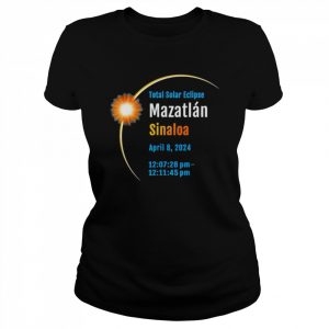 Mazatlán sinaloa Mexico total solar eclipse 2024  Classic Women's T-shirt