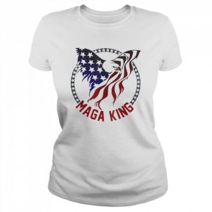 Mega king eagle usa flag proud ultra maga Trump 2024  Classic Women's T-shirt