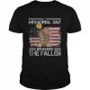 Memorial day remember the fallen military usa flag vintage  Classic Men's T-shirt