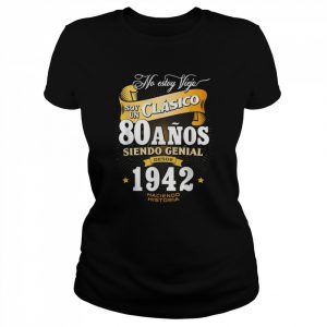 Mens 80th Birthday for Him in Spanish, Regalo cumpleaños 80Shirt Shirt Classic Women's T-shirt