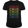 Mens Cruz Wordmark Pattern Personalized Name Retro Tank ShirtTop Shirt Classic Men's T-shirt