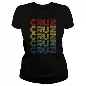 Mens Cruz Wordmark Pattern Personalized Name Retro Tank ShirtTop Shirt Classic Women's T-shirt