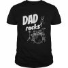 Mens Dad Father’s Day Drum Kit Drums Music IdeaShirt Shirt Classic Men's T-shirt