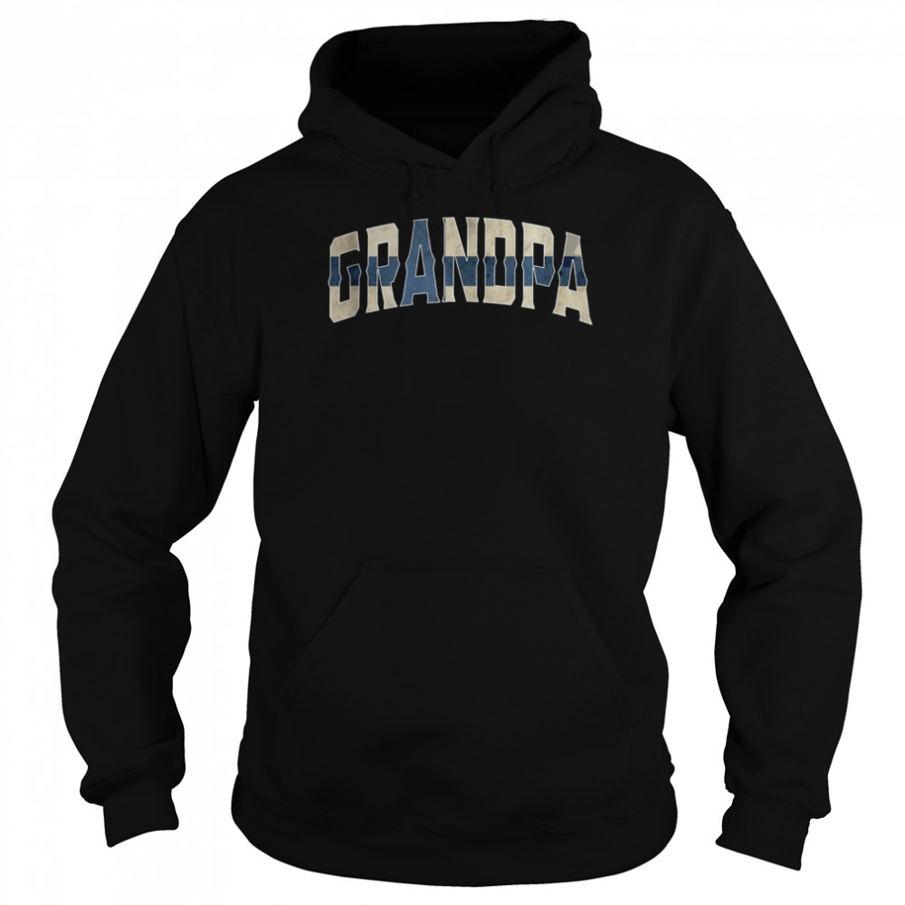 Mens Grandpa Finland Vintage Heritage DNA Flag Shirt Unisex Hoodie