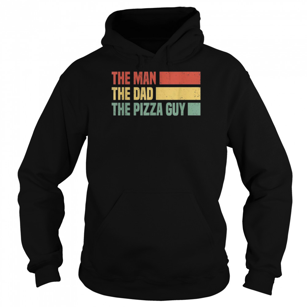 Mens Pizza delivery guy Design for pizzasShirt Shirt Unisex Hoodie