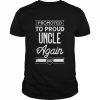 Mens Promoted To Uncle Again 2022 Father’s Day Shirt Classic Men's T-shirt