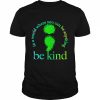 Mental health awareness be kind green butterfly semicolon  Classic Men's T-shirt