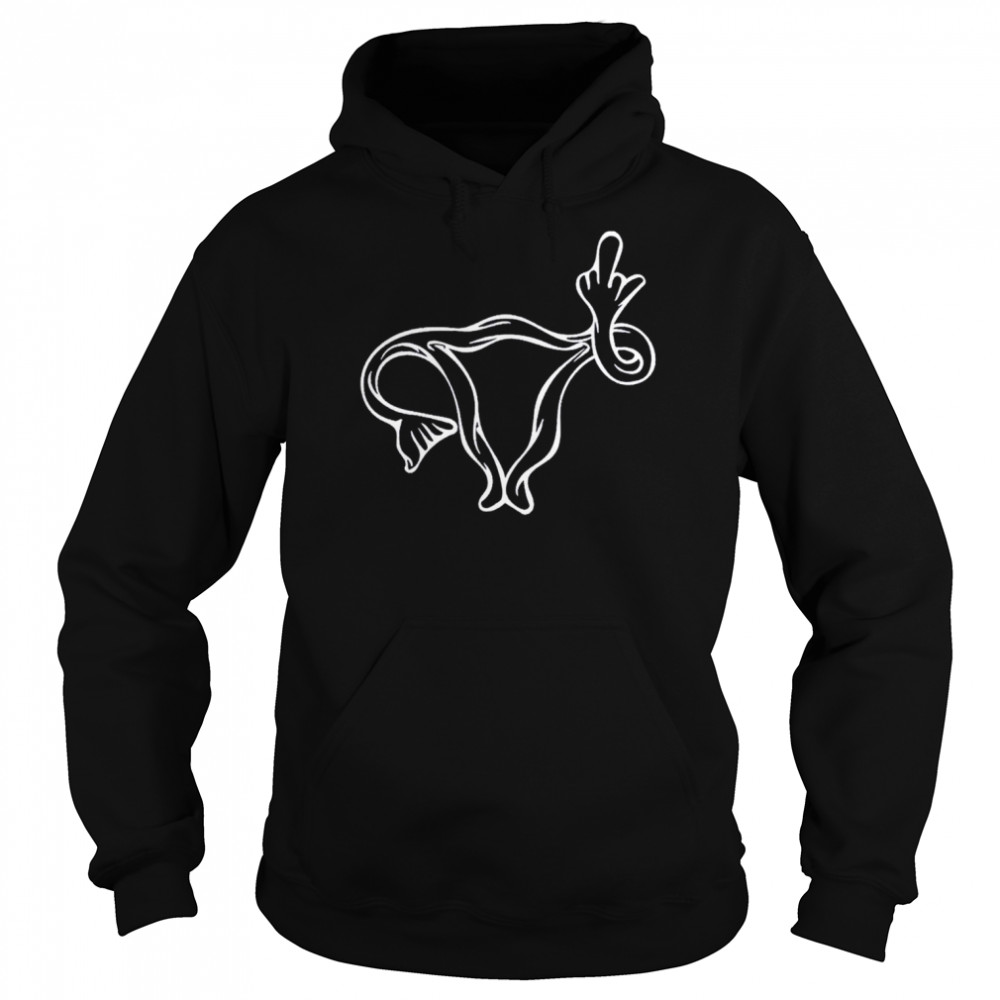 Middle Finger Uterus  Unisex Hoodie