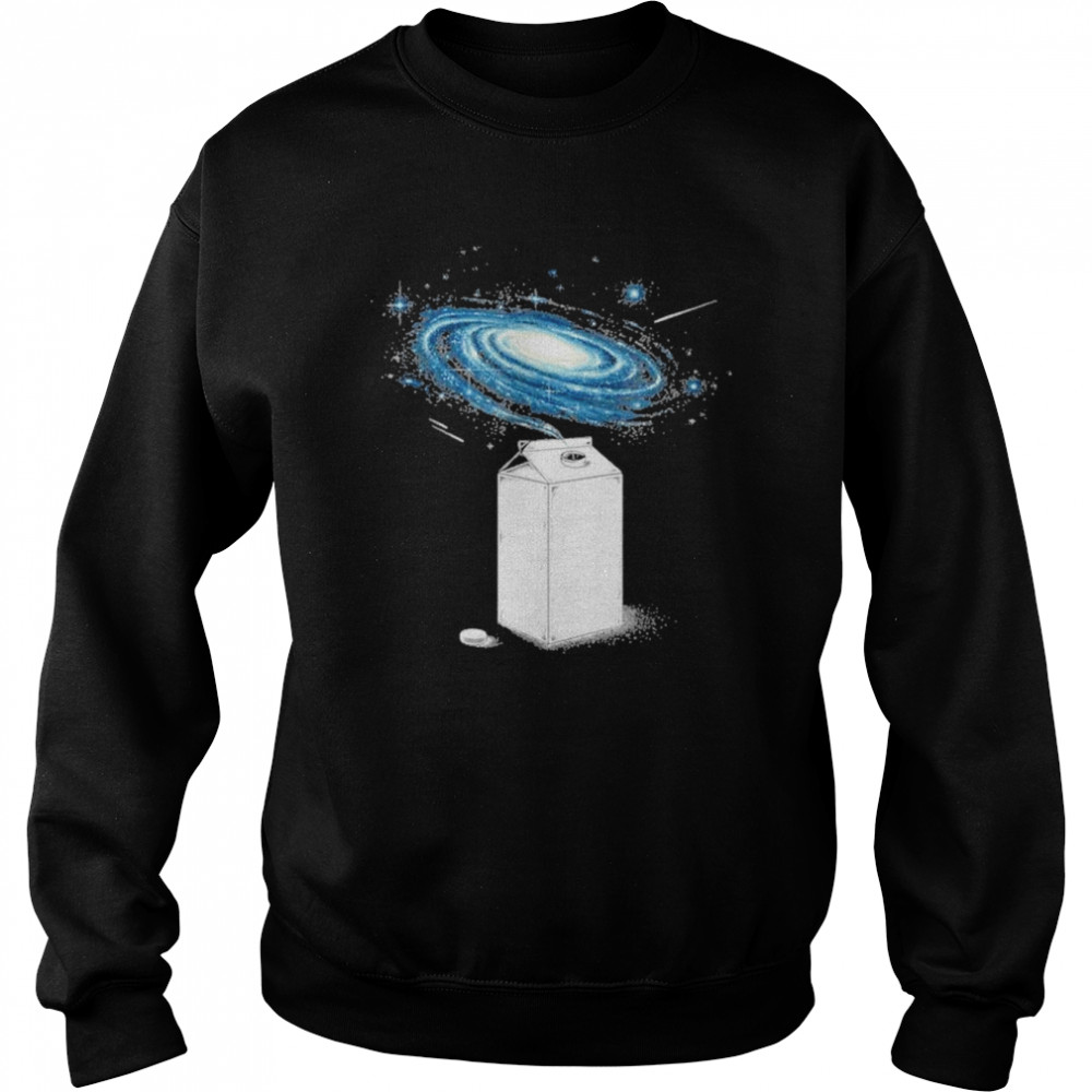 Milk Galaxy Shirt Unisex Sweatshirt