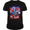 Miniature Schnauzer Balloons Fireworks Shirt Classic Men's T-shirt